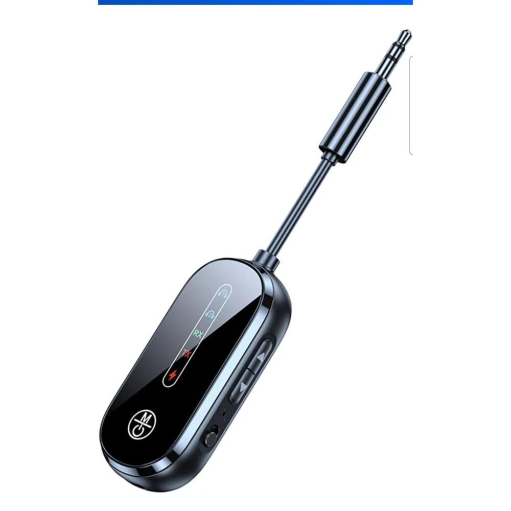 Wireless 5.4 Bluetooth Audio Transmitter & Receiver 2-In-1 Adapter 3.5mm Aux RCA